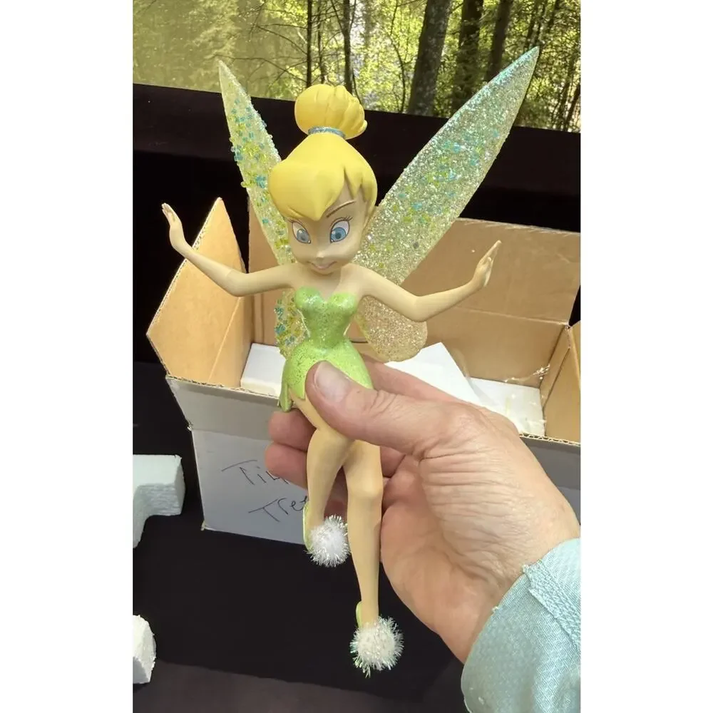 1990 Disney Tinker Bell Tree Topper Mickey Very Merry Christmas Rare OriginalBox - Picture 12 of 16